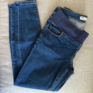 ASOS maternity skinny denim jeans low panel 6